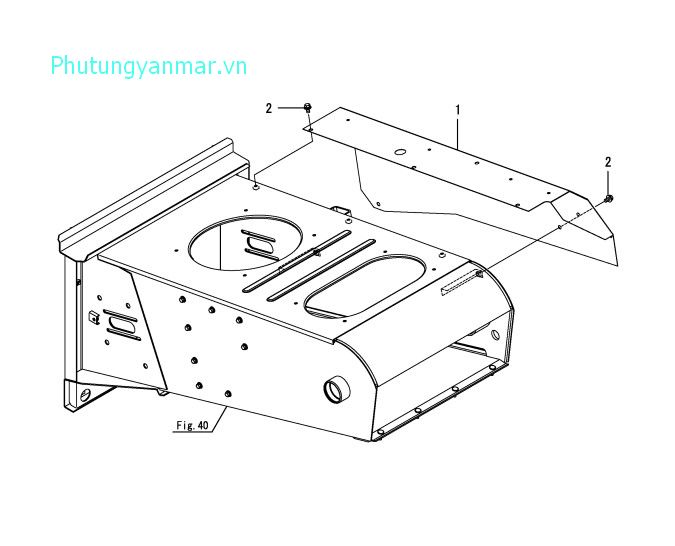 Nắp xích buồng cấp lúa